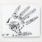 Henna Hand Mousepad