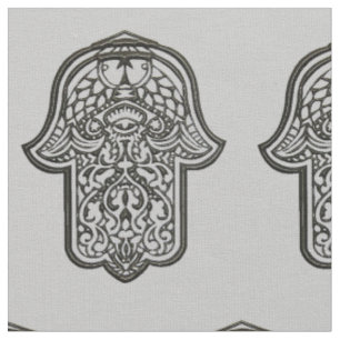 Henna Hand of Hamsa (Original) Fabric
