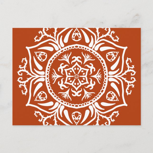 Henna Mandala Postcard (Front)