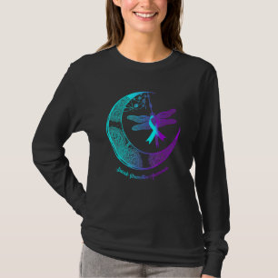 Henna Moon Dragonfly Suicide Prevention Awareness T-Shirt