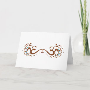 Henna Om Double Card