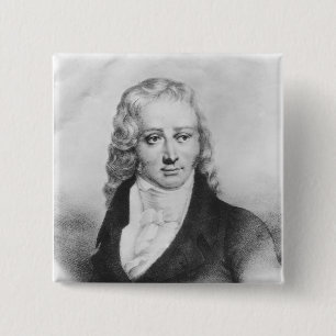 Henri Benjamin Constant de Rebecque 2 Inch Square Button