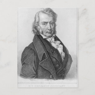 Henri Benjamin Constant de Rebecque  as Deputy Postcard