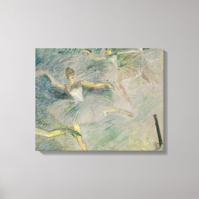 Henri de Toulouse-Lautrec - Ballet Dancers Canvas Print (Front)