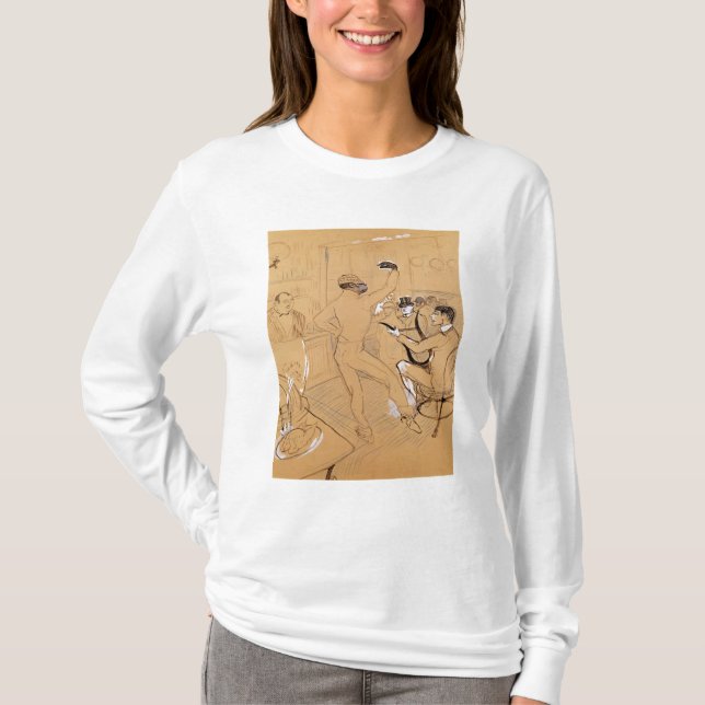 Henri de Toulouse-Lautrec | Chocolat Dancing, 1896 T-Shirt (Front)