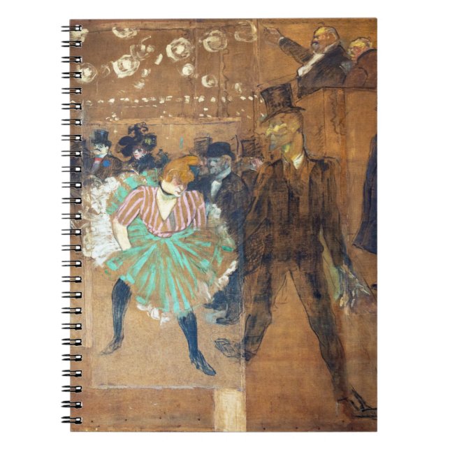 Henri de Toulouse-Lautrec - Dance at the Rouge Notebook (Front)