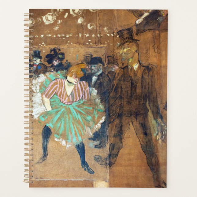 Henri de Toulouse-Lautrec - Dance at the Rouge Planner (Front)