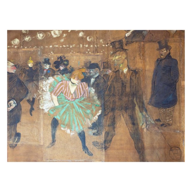 Henri de Toulouse-Lautrec - Dance at the Rouge Tablecloth (Front (Horizontal))