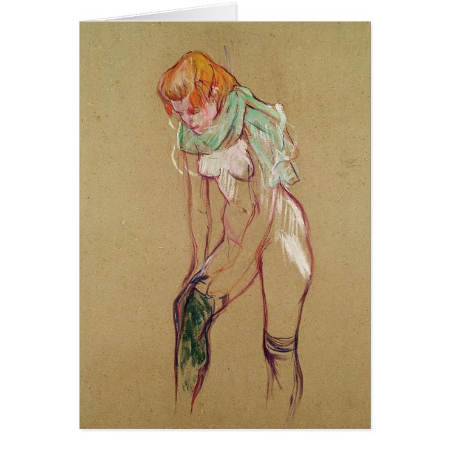 Henri de Toulouse-Lautrec | Femme qui tire sur ell (Devant)