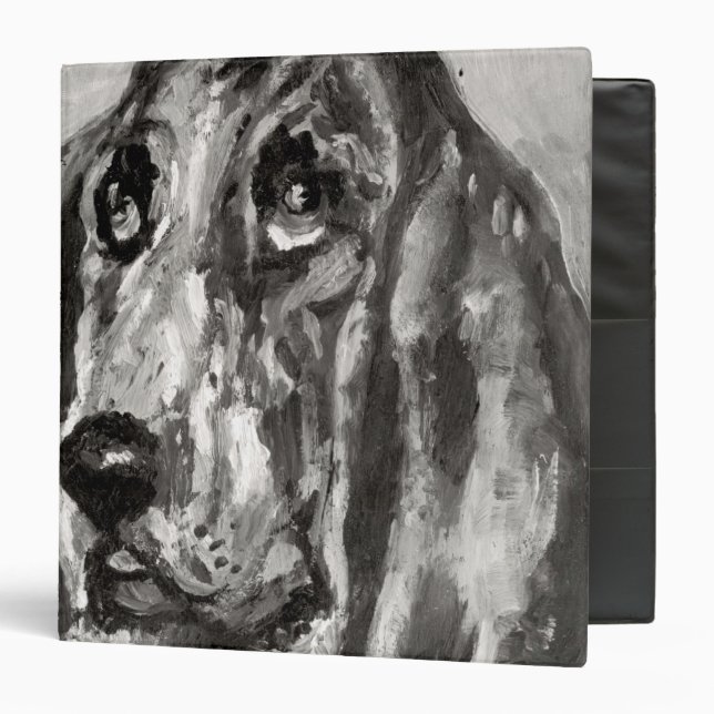 Henri de Toulouse-Lautrec | Head of a Dog Running, Binder (Front/Inside)