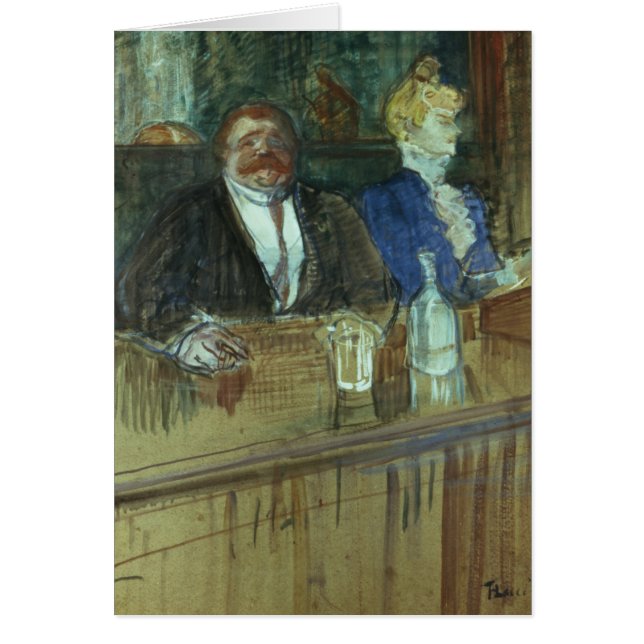 Henri de Toulouse-Lautrec | In the Bar: The Fat Pr (Front)