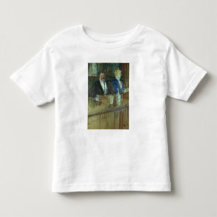 Henri de Toulouse-Lautrec In the Bar: The Fat Pr Toddler T-shirt