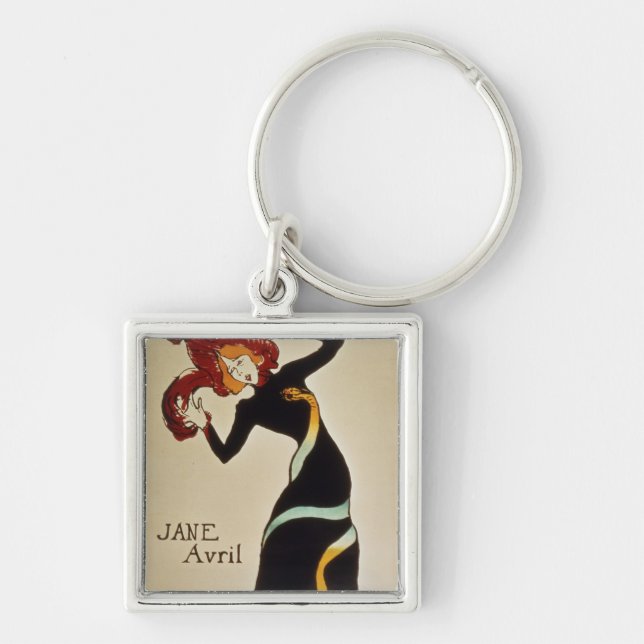 Henri de Toulouse-Lautrec | Jane Avril  1899 Keychain (Front)