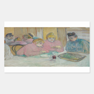 Henri de Toulouse-Lautrec - Ladies in Dining Room Sticker