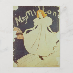 Henri de Toulouse-Lautrec   May Milton, France Postcard