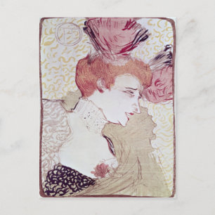 Henri de Toulouse-Lautrec Portrait of Marcelle L Postcard
