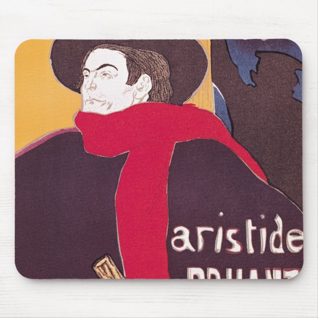 Henri de Toulouse-Lautrec | Poster advertising Ari Mouse Pad (Front)