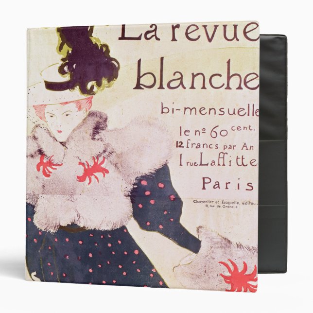 Henri de Toulouse-Lautrec | Poster advertising 'La Binder (Front/Inside)