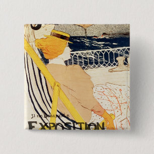 Henri de Toulouse-Lautrec Poster advertising the 2 Inch Square Button
