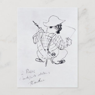 Henri de Toulouse-Lautrec Self Portrait, 1896 Postcard