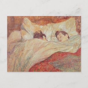 Henri de Toulouse-Lautrec The Bed, c.1892-95 Postcard