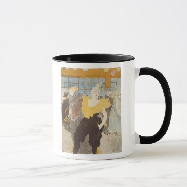 Henri de Toulouse-Lautrec | The Clownesse in the R Mug (Right)
