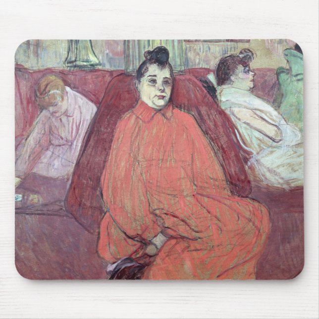 Henri de Toulouse-Lautrec | The Divan, 1893 Mouse Pad (Front)