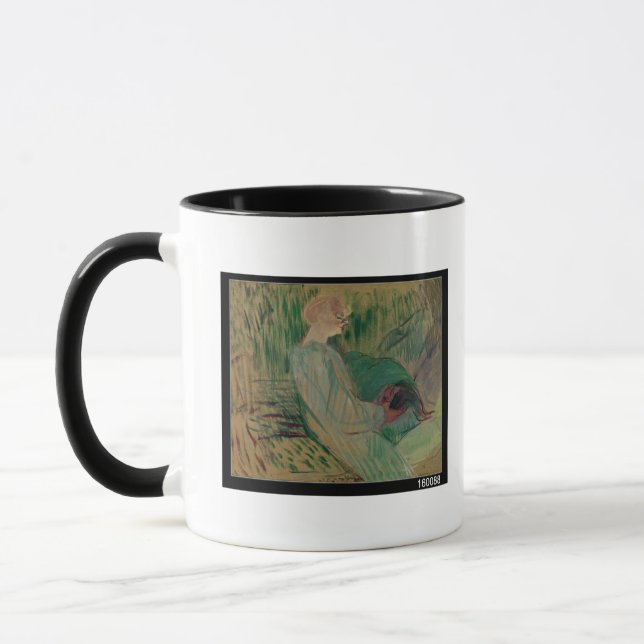 Henri de Toulouse-Lautrec | The Divan, Rolande, 18 Mug (Left)