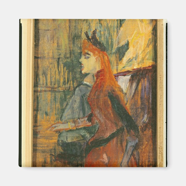 Henri de Toulouse-Lautrec | The Singing Lesson, 18 Magnet