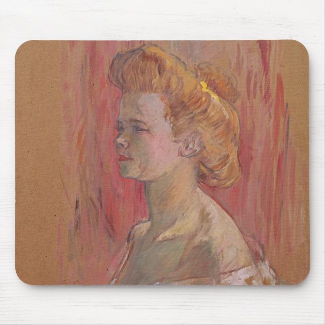 Henri de Toulouse-Lautrec | The Sphinx, 1898 Mouse Pad (Front)