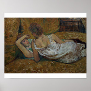 Henri de Toulouse-Lautrec   Two friends (pastel) Poster