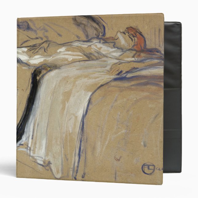 Henri de Toulouse-Lautrec | Woman lying on her Bac Binder (Front/Inside)