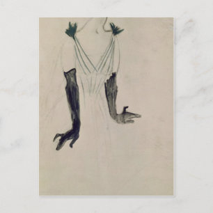 Henri de Toulouse-Lautrec Yvette Guilbert, 1894 Postcard