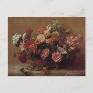 Henri Fantin-Latour- Flowers Postcard