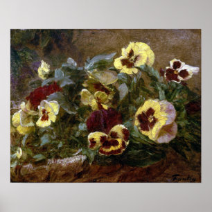 Henri Fantin-Latour Pansies Poster