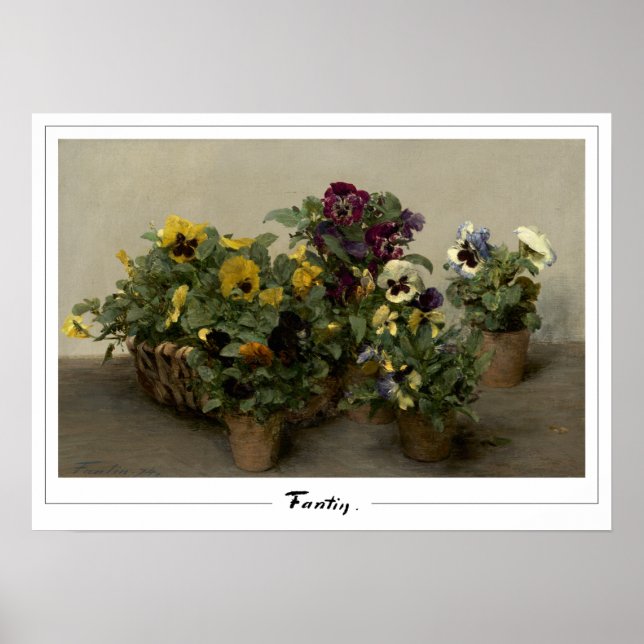 Henri Fantin-Latour Zedign Art Poster #208 (Front)