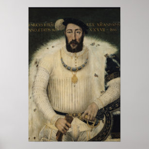 Henri II , King of France, 1555 Poster