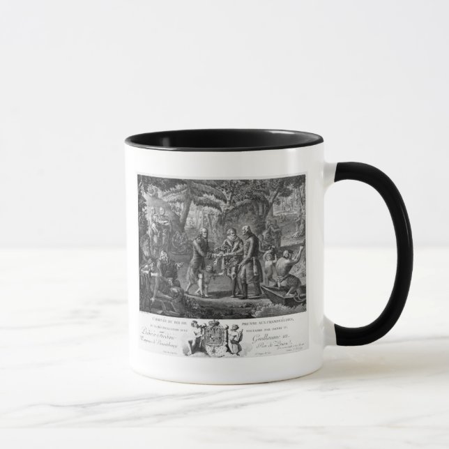 Henri IV  reconciling Frederick William II Mug (Right)