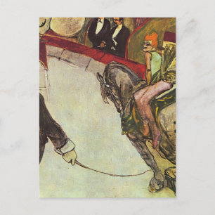 Henri Lautrec- At the Circus Fernando, the rider Postcard