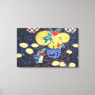 Henri Matisse - LEMONS AND MIMOSA 1944 Canvas Print