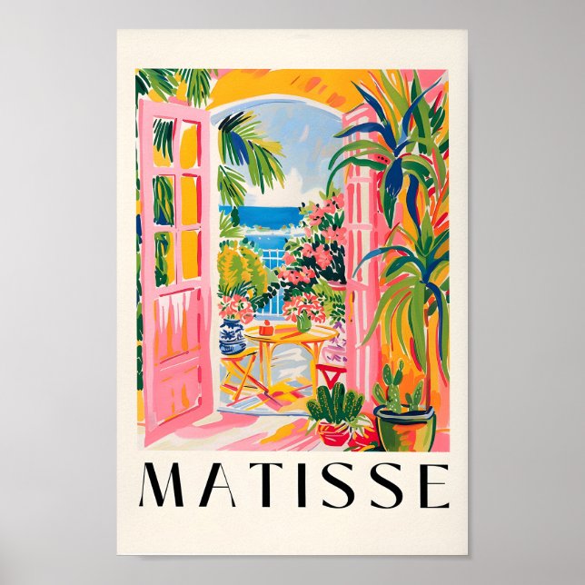 Henri Matisse Print, Poster esthétique, Décor Boho (Devant)