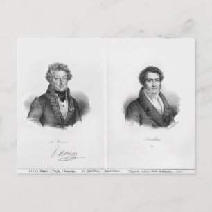 Henri Montan Berton  and Francois Adrien Postcard