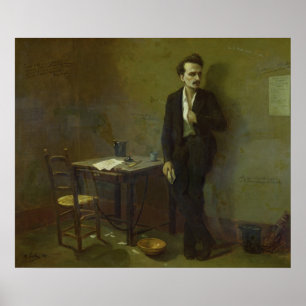 Henri Rochefort  in Mazas Prison, 1871 Poster