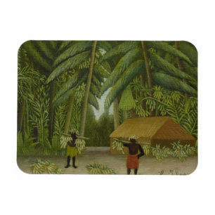 Henri Rousseau - Banana Harvest Magnet