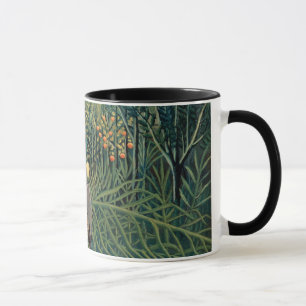 Henri Rousseau - Battling Tiger and Buffalo Mug