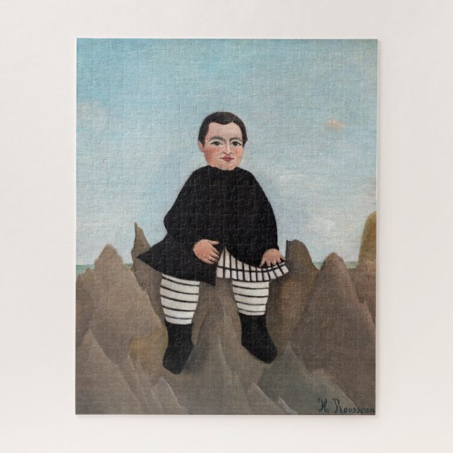 Henri Rousseau - Boy on the Rocks Jigsaw Puzzle (Vertical)