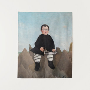 Henri Rousseau - Boy on the Rocks Tapestry