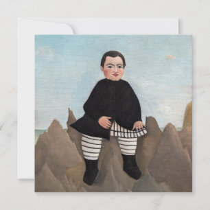 Henri Rousseau - Boy on the Rocks Thank You Card