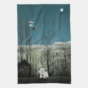 Henri Rousseau - Carnival Evening Kitchen Towel