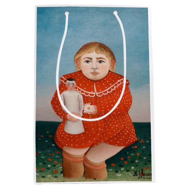 Henri Rousseau - Child with a Doll Medium Gift Bag (Front)
